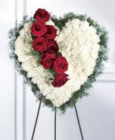 Bleeding Heart Arrangement Funeral Arrangement