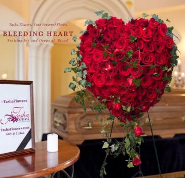 "Grande" - Red Roses Bleeding Heart in Baltimore, MD | Tasha Flowers-Your Personal Florist