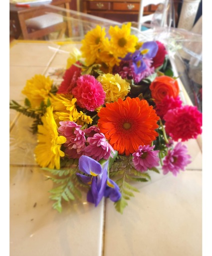 Blended Variety Wrapped Bouquet Bouquet