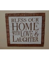 Bless Our Home Plaque 