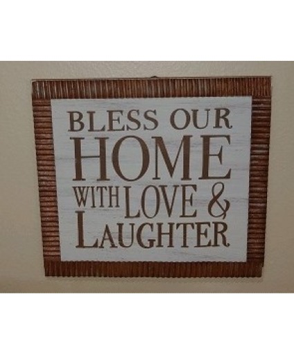 Bless Our Home Plaque 