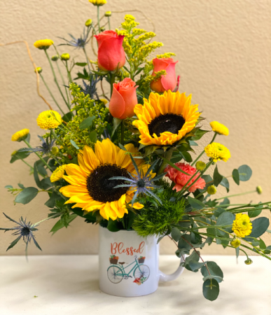 Blessed Bouquet Arrangement of Flowers
