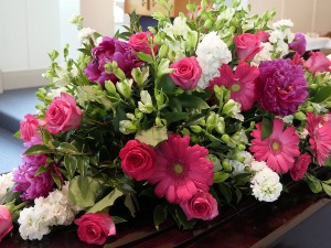 Blessed Farewell Casket Flowers