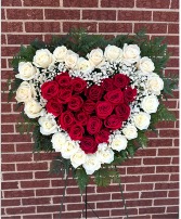 Blessed Heart Spray Heart standing spray 