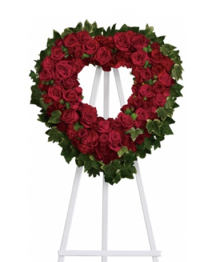 BLESSED HEART STANDING SPRAY