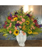 Blessed Mother"s Eternal Love  Blessed Mother ceremic urn 