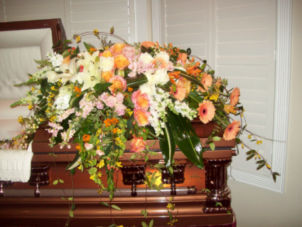 blessed tribute casket blanket