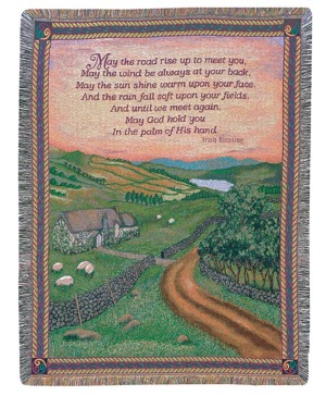 Blessing of Ireland Sympathy Throw