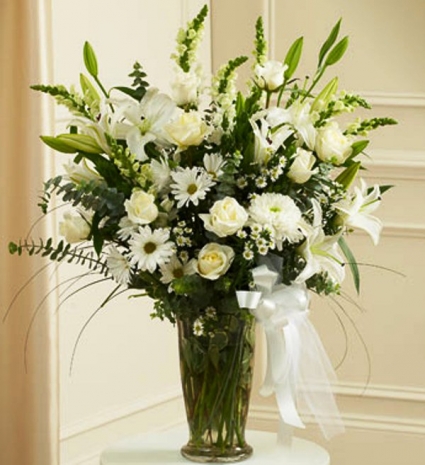 Blessings Vase Arrangment White 