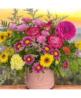 Blissful Bloom Velvet Box Arrangement