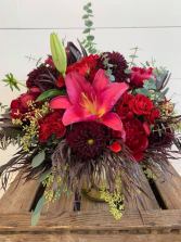Blissful Burgundy Floral Arrangement