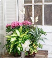 Blissful Butterfly Basket European Garden Basket