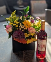 Bloomin' Box + Wine Classy Floral plus Wine