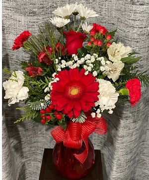 Bloomin Holiday  Vase Arrangement