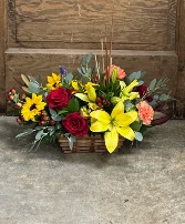 Blooming Bounty Flower Basket