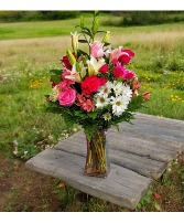Blooming Delight Vase arrangement 