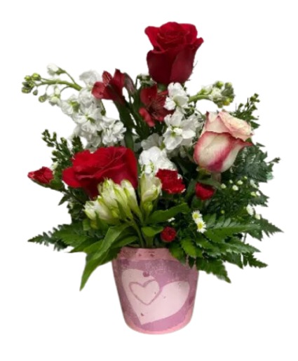Blooming Heart Bouquet Valentine's 2024