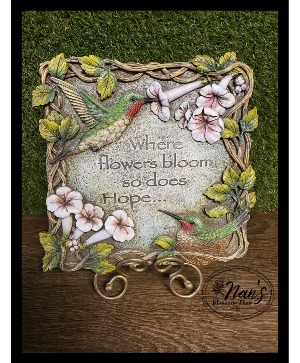 Blooming Hope Plaque