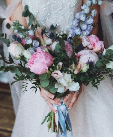 Blooming in Love Bridal Bouquet  in Bloomfield, CT | Kayla's Cut Flowers