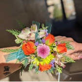 Hollie and Pine's Blooming Kaleidoscope  Wrist Corsage