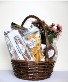 Local Candy+Blooming Plant Gift Basket 