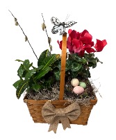 Blooming Plant Garden Plant Basket