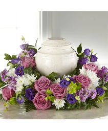 Blooming Sympathy S5278s Cremation Urn Arrangement