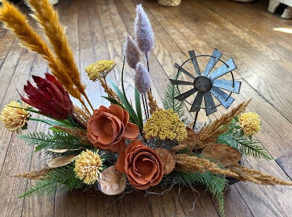 Blooming Windmill