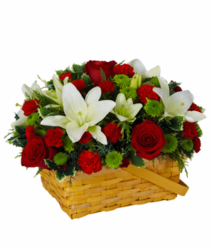 Bloomnet's Winter Greetings Basket