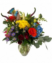 Blooms and Butterfly Bliss Bouquet 