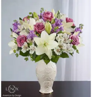 Blooms Lenox  Lavender & White  