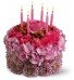 Blossom Birthday Cake Floral Bouquet