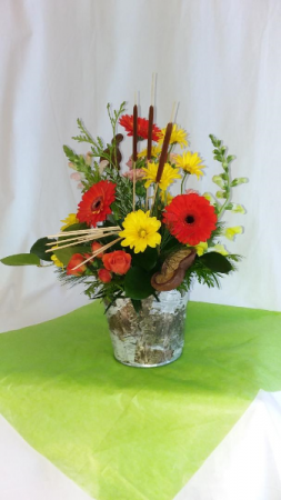 Blossoming Hope Birch Bucket