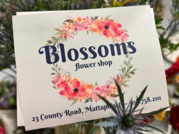 Blossoms Flower Shop Gift Certificate  in Mattapoisett, MA | Blossoms Flower Shop