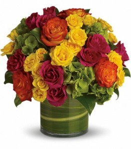 Blossoms in Vogue Vase Arrangement 