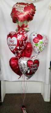 Blown Away By You  FHF-VB61 Balloon Bouquet (Local Only)