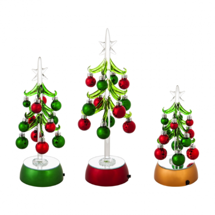 Blown Glass Christmas Trees