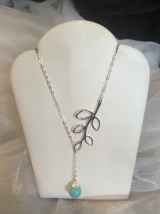 Blue Amazonite Branch Necklace Gift in Naugatuck, CT | TERRI'S FLOWER SHOP Blue Amazonite Branch Necklace Gift in Naugatuck, CT | TERRI'S FLOWER SHOP