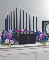 Blue and Purple Urn Cremation 