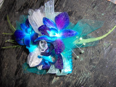 Turquoise deals wrist corsage