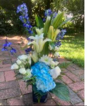 Blue and White Arrangement 