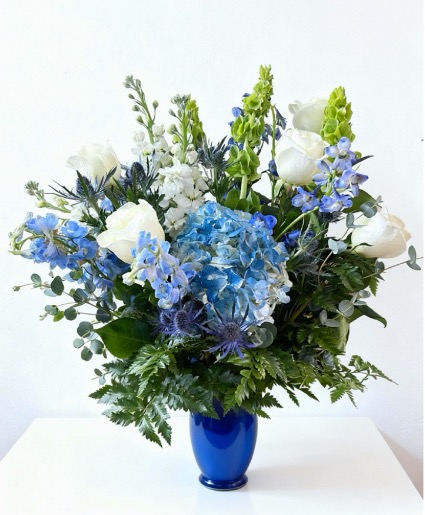 Blue and White Bouquet  