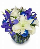 Blue and White Delight Arrangement