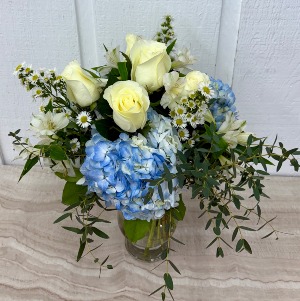 Blue and White Remembrance 