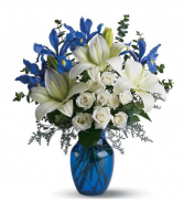 Blue and White Tribute in Vase