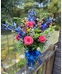BLUE BEAUTY Beautiful Blue Vase Arrangement