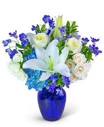 Blue Beauty Flower Arrangement