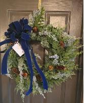 Blue berry Christmas Wreath