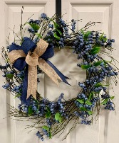 Blue Berry Wreath 