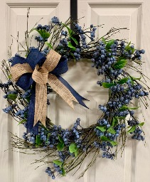 Blue Berry Wreath 